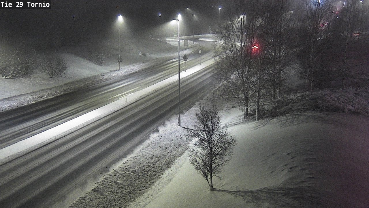 Weather Camera Image Väg 29 Torneå, Tornio, Lappi
