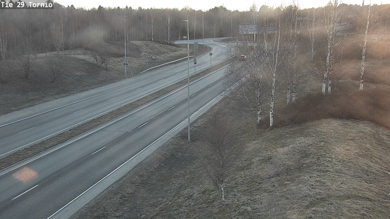 Weather Camera Image Väg 29 Torneå, Tornio, Lappi