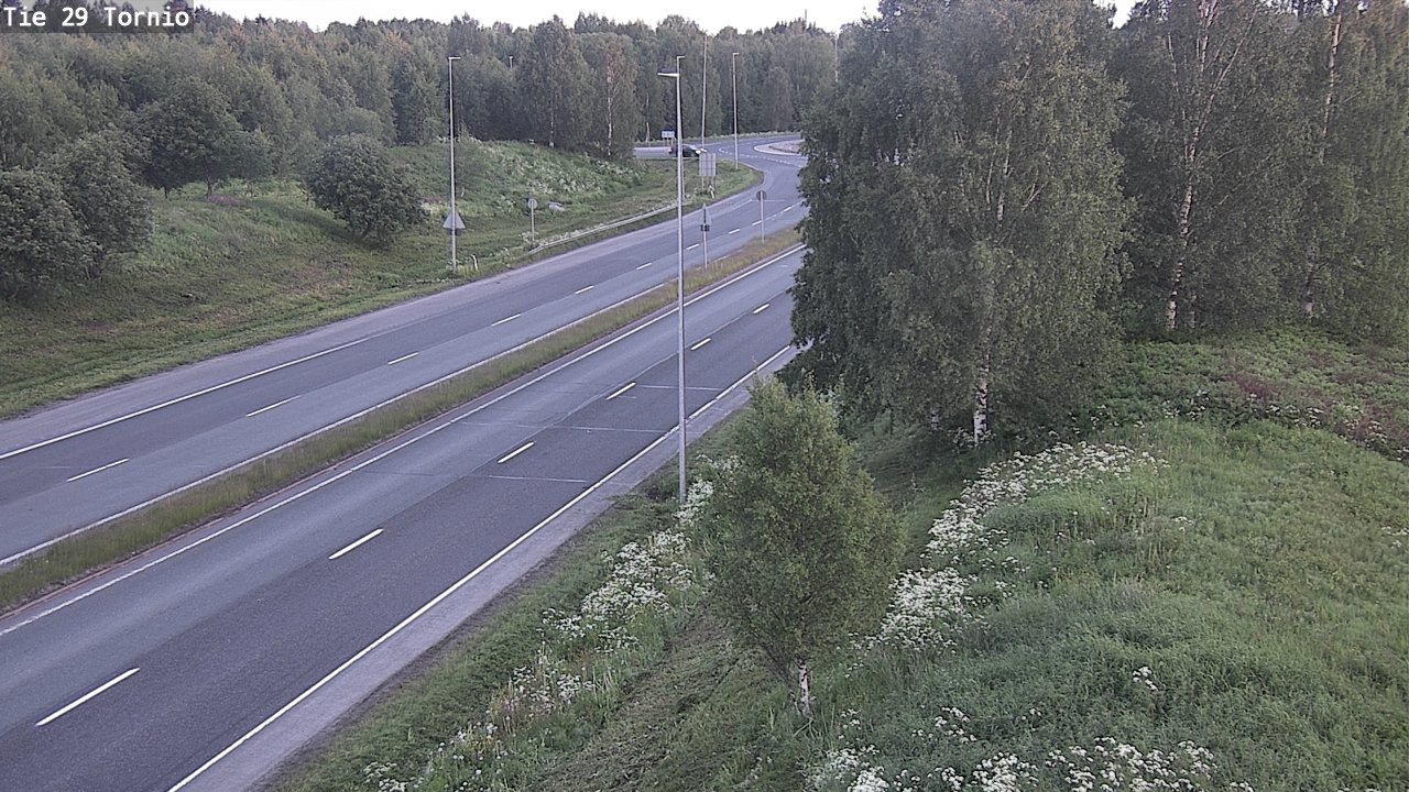 Weather Camera Image Väg 29 Torneå, Tornio, Lappi