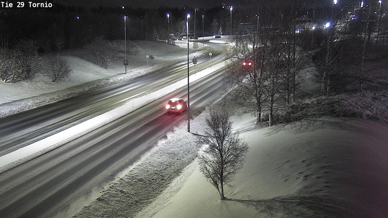 Weather Camera Image Väg 29 Torneå, Tornio, Lappi