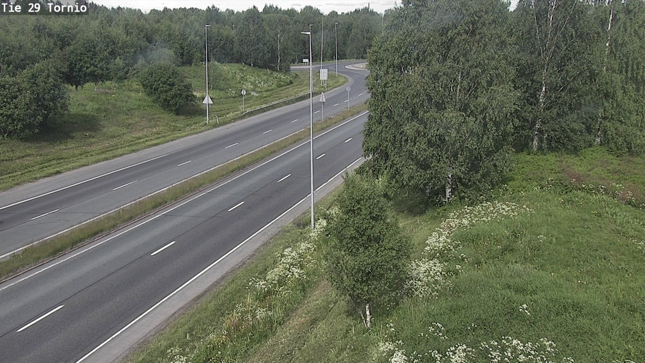Weather Camera Image Väg 29 Torneå, Tornio, Lappi