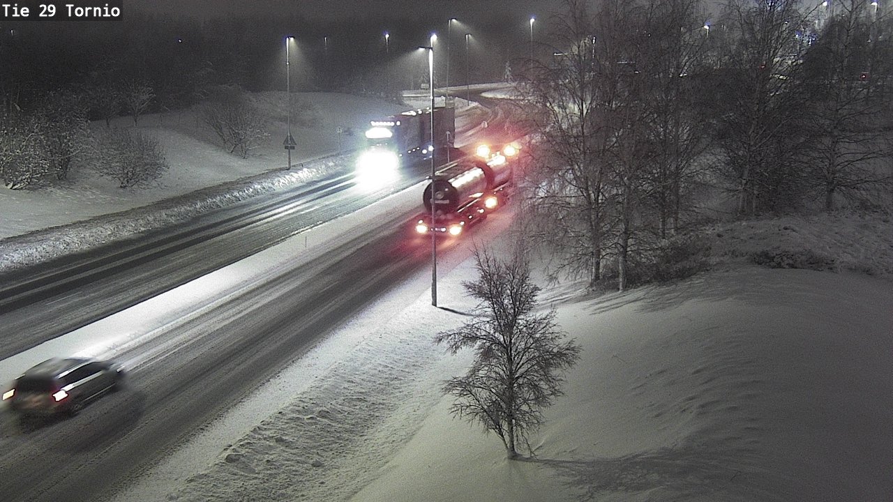 Weather Camera Image Väg 29 Torneå, Tornio, Lappi