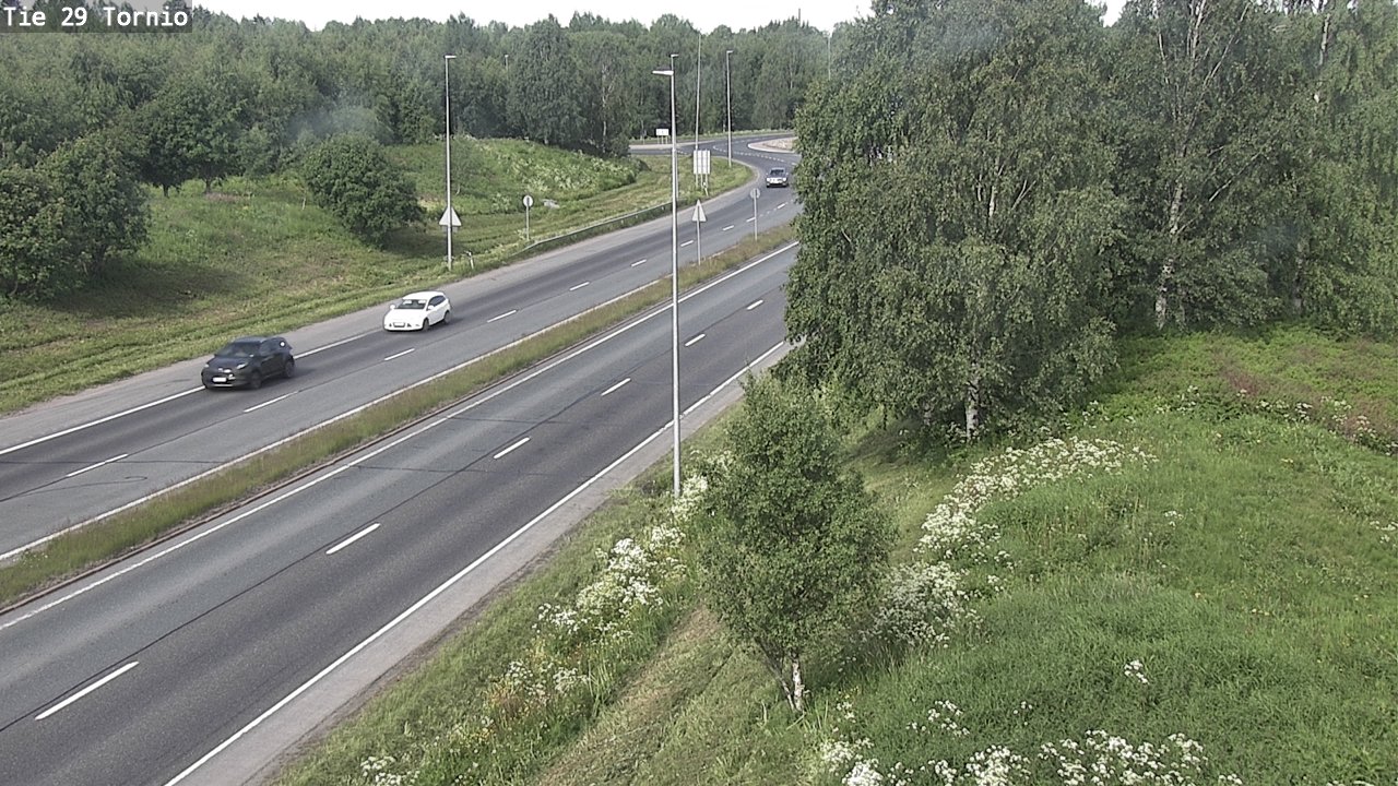 Weather Camera Image Väg 29 Torneå, Tornio, Lappi