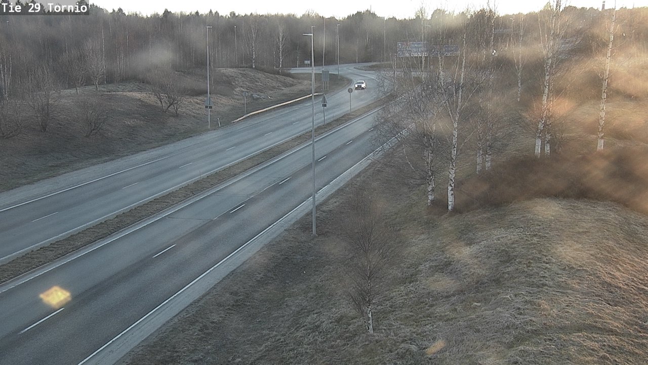 Weather Camera Image Väg 29 Torneå, Tornio, Lappi