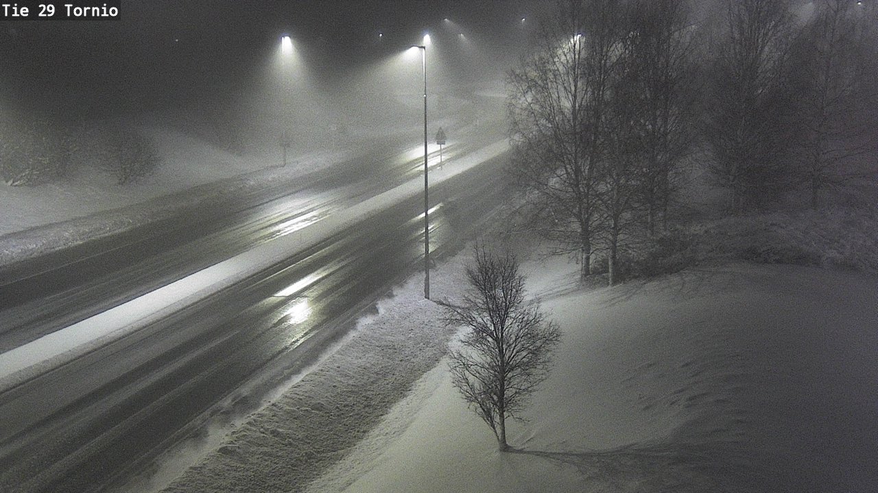 Weather Camera Image Väg 29 Torneå, Tornio, Lappi