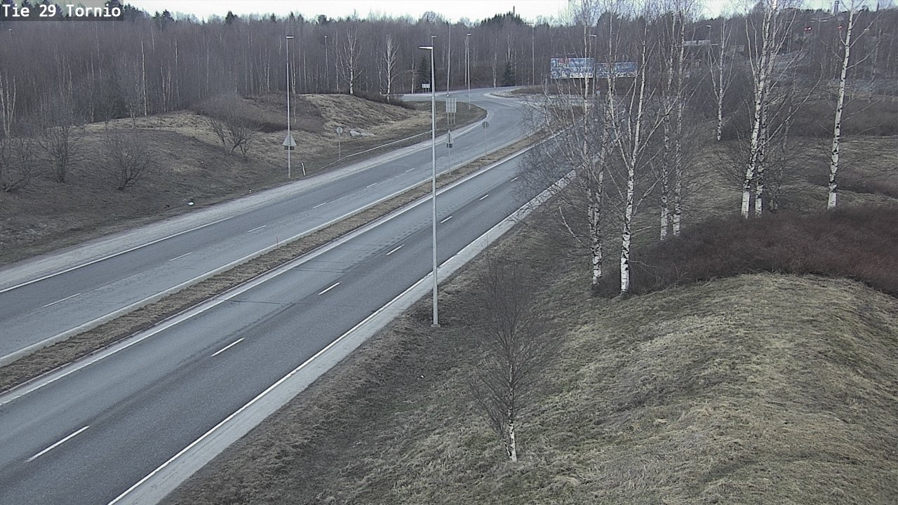 Weather Camera Image Väg 29 Torneå, Tornio, Lappi