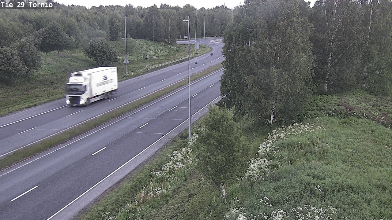 Weather Camera Image Väg 29 Torneå, Tornio, Lappi