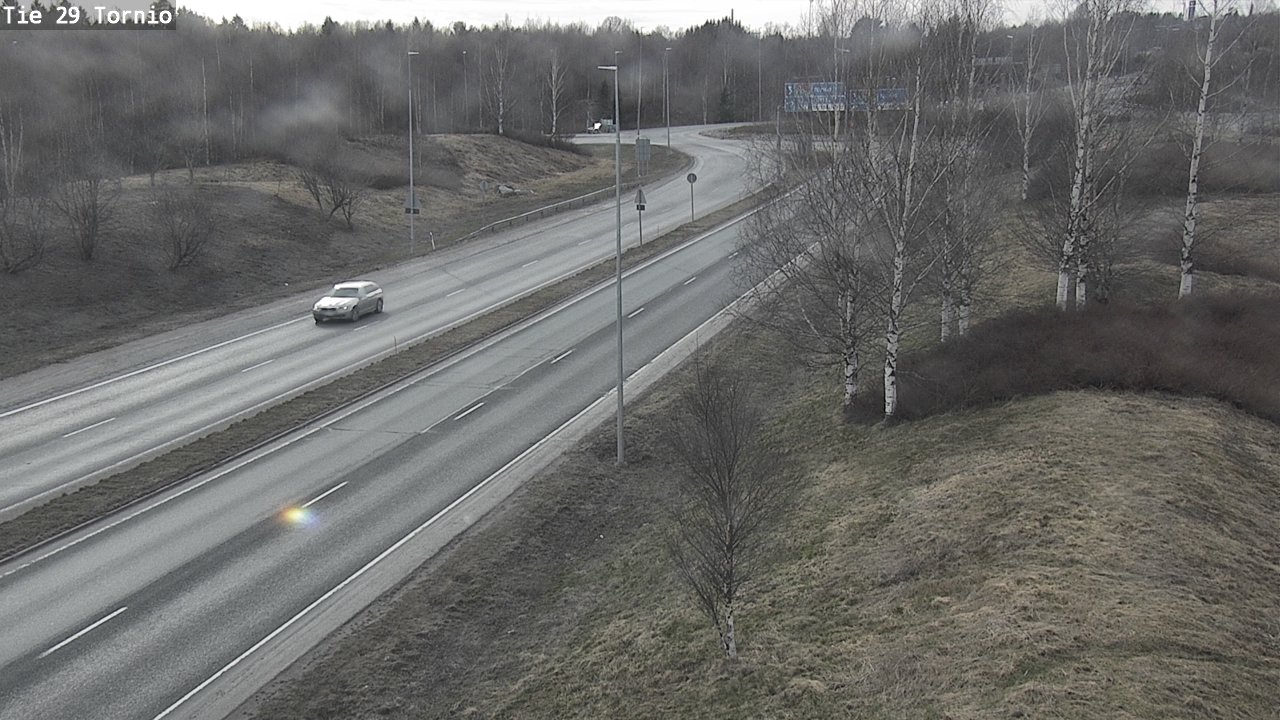 Weather Camera Image Väg 29 Torneå, Tornio, Lappi