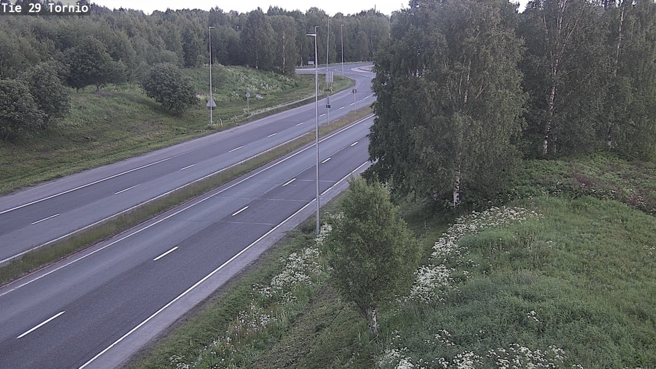 Weather Camera Image Väg 29 Torneå, Tornio, Lappi