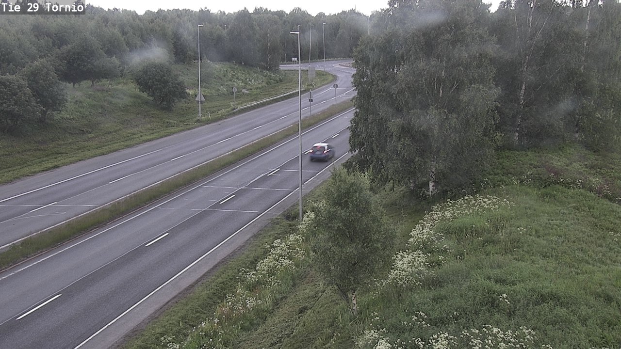 Weather Camera Image Väg 29 Torneå, Tornio, Lappi