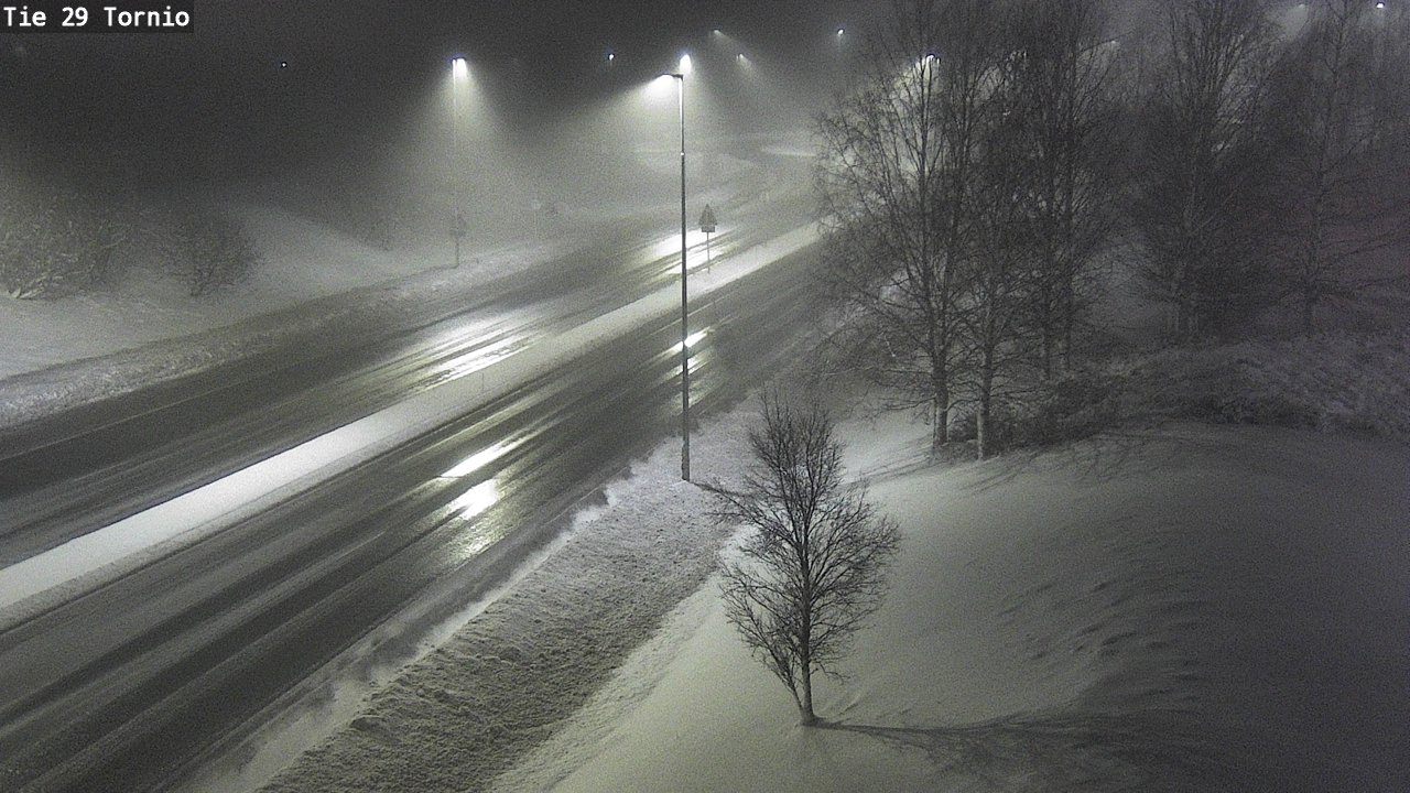 Weather Camera Image Väg 29 Torneå, Tornio, Lappi