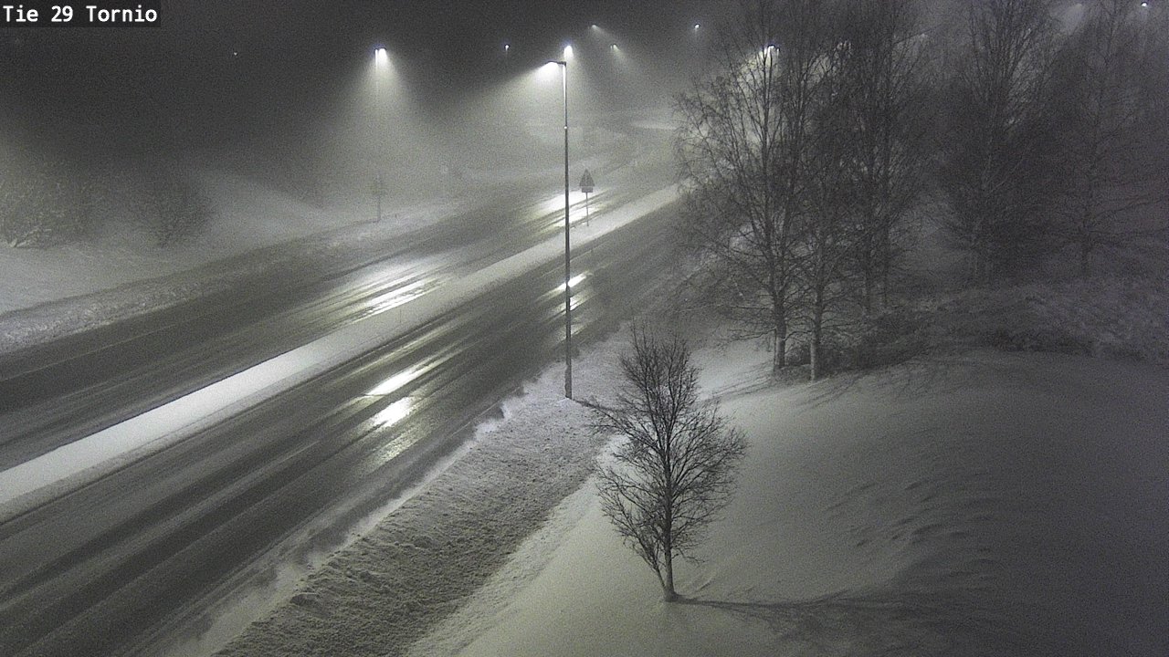 Weather Camera Image Väg 29 Torneå, Tornio, Lappi