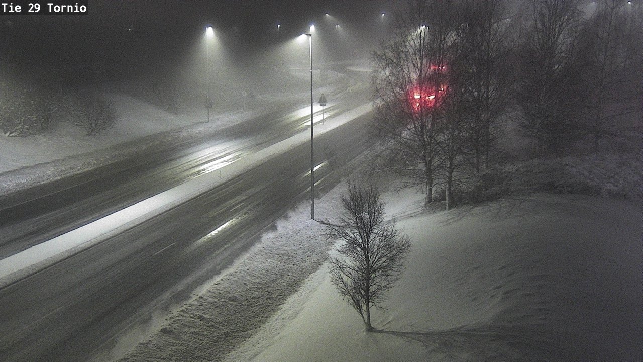Weather Camera Image Väg 29 Torneå, Tornio, Lappi