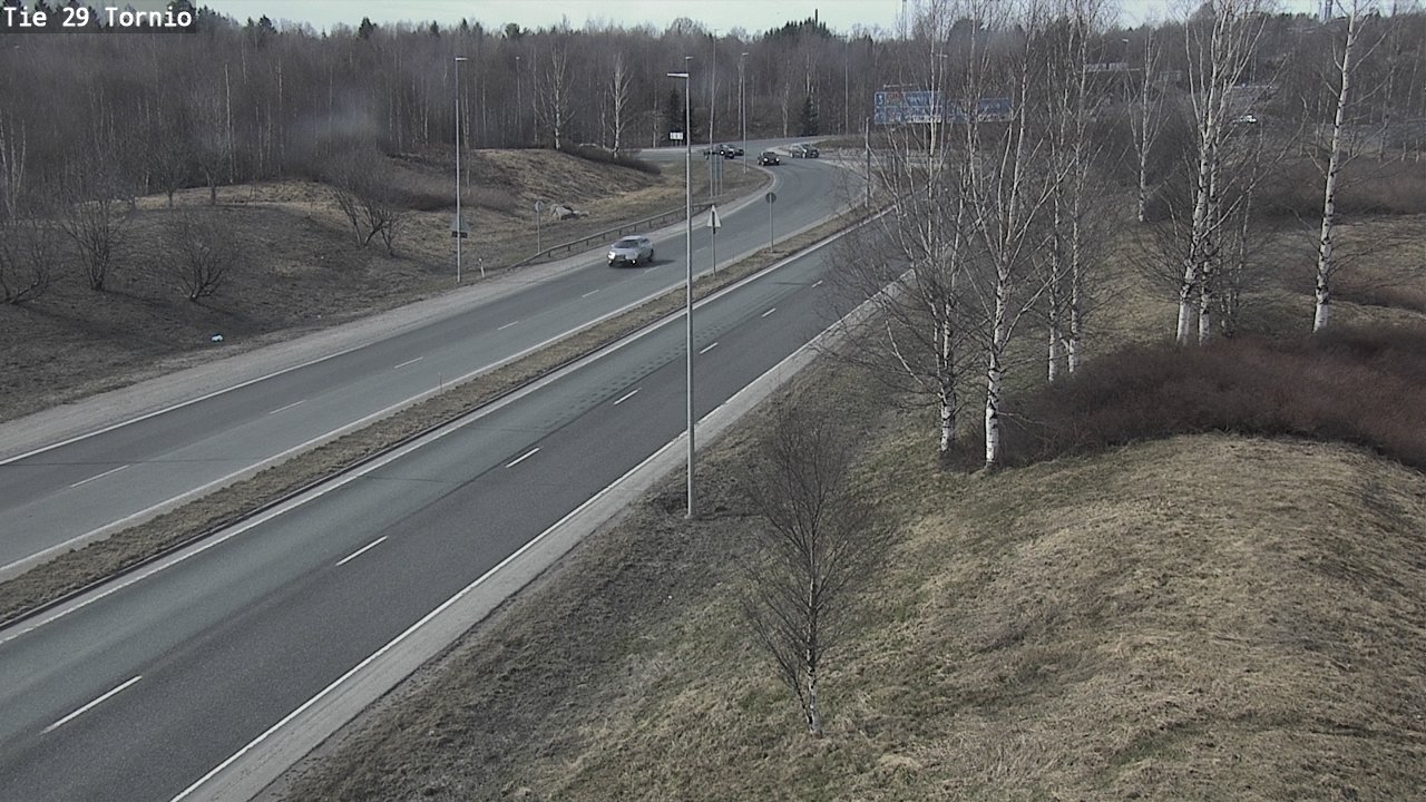 Weather Camera Image Väg 29 Torneå, Tornio, Lappi