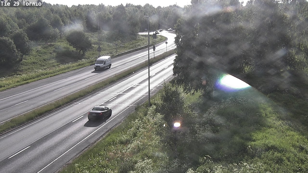 Weather Camera Image Väg 29 Torneå, Tornio, Lappi