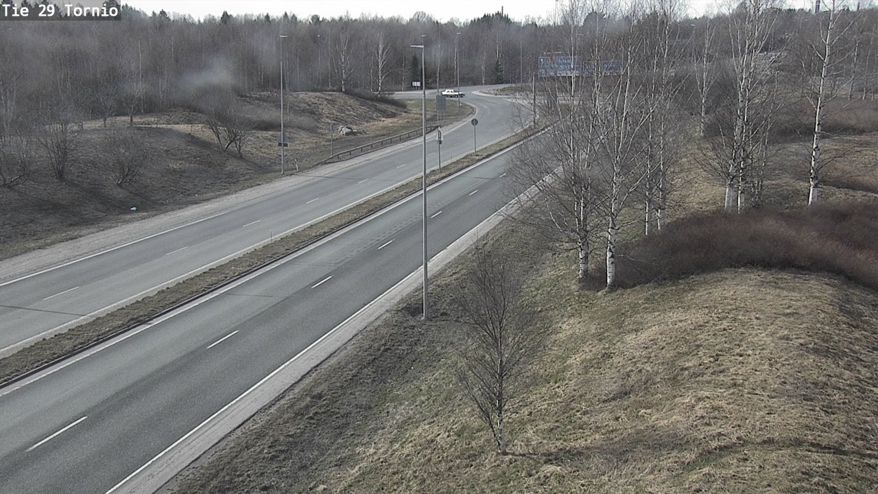 Weather Camera Image Väg 29 Torneå, Tornio, Lappi
