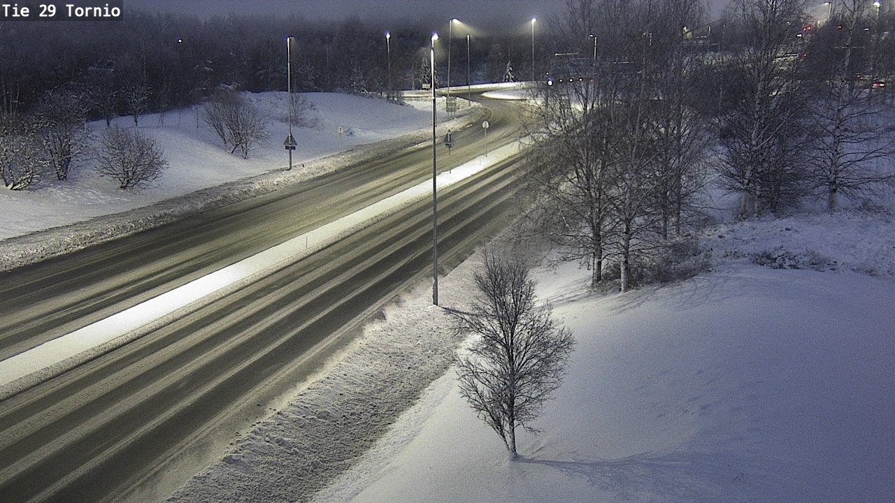Weather Camera Image Väg 29 Torneå, Tornio, Lappi