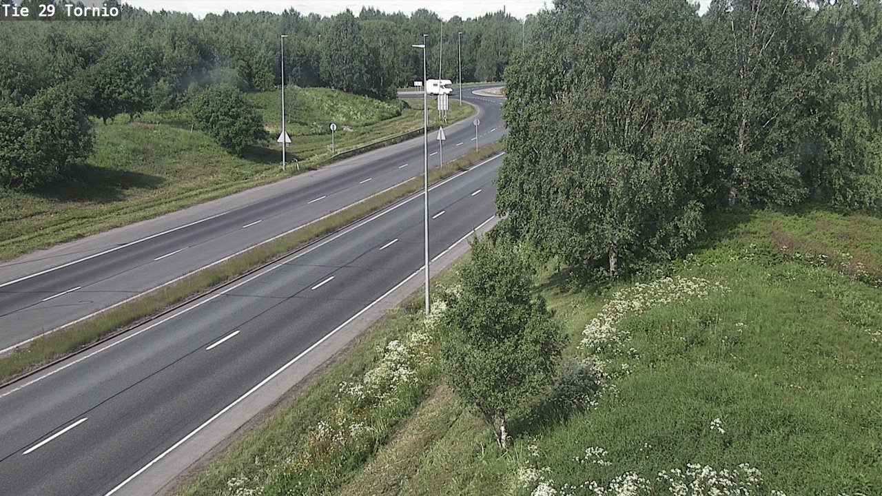 Weather Camera Image Väg 29 Torneå, Tornio, Lappi