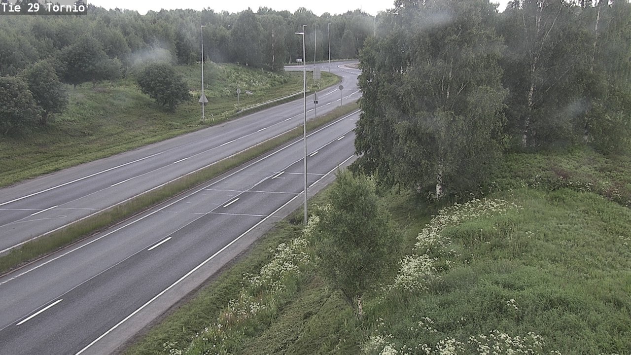 Weather Camera Image Väg 29 Torneå, Tornio, Lappi