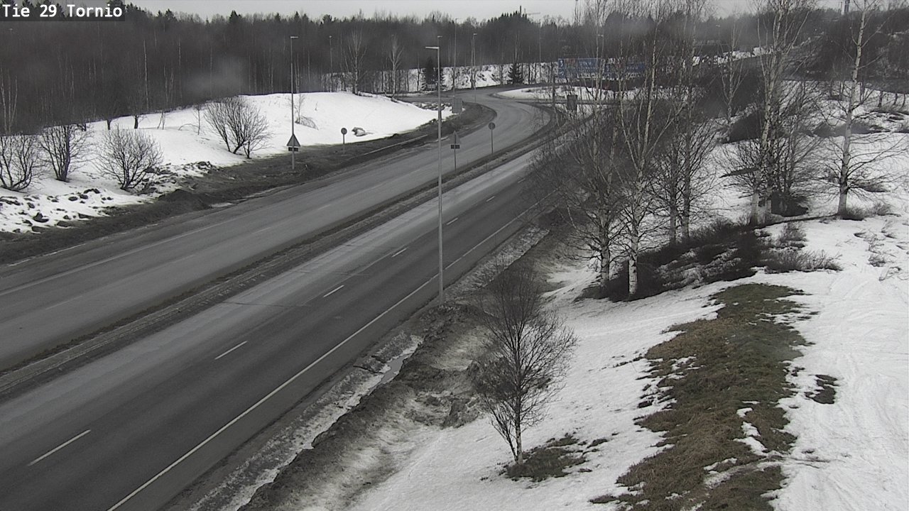 Weather Camera Image Väg 29 Torneå, Tornio, Lappi