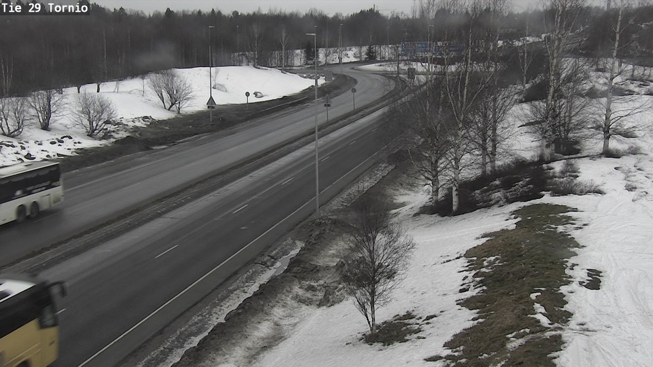 Weather Camera Image Väg 29 Torneå, Tornio, Lappi
