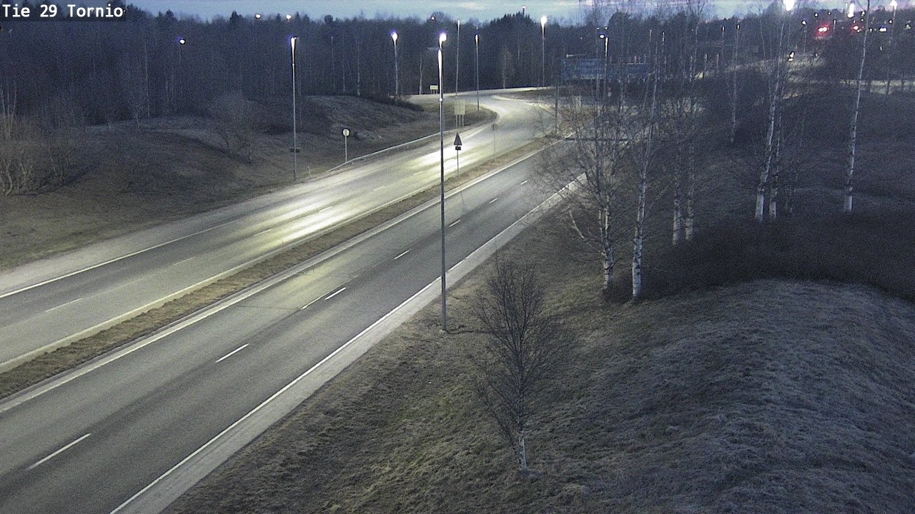 Weather Camera Image Väg 29 Torneå, Tornio, Lappi