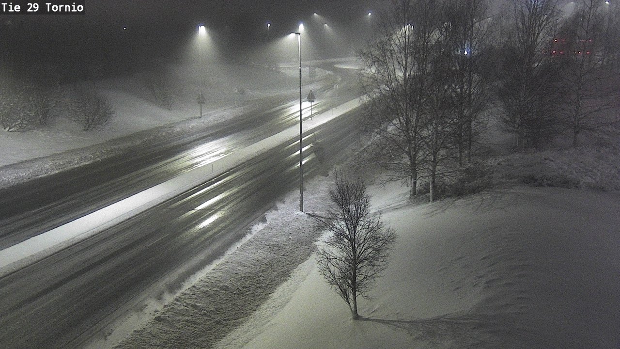 Weather Camera Image Väg 29 Torneå, Tornio, Lappi