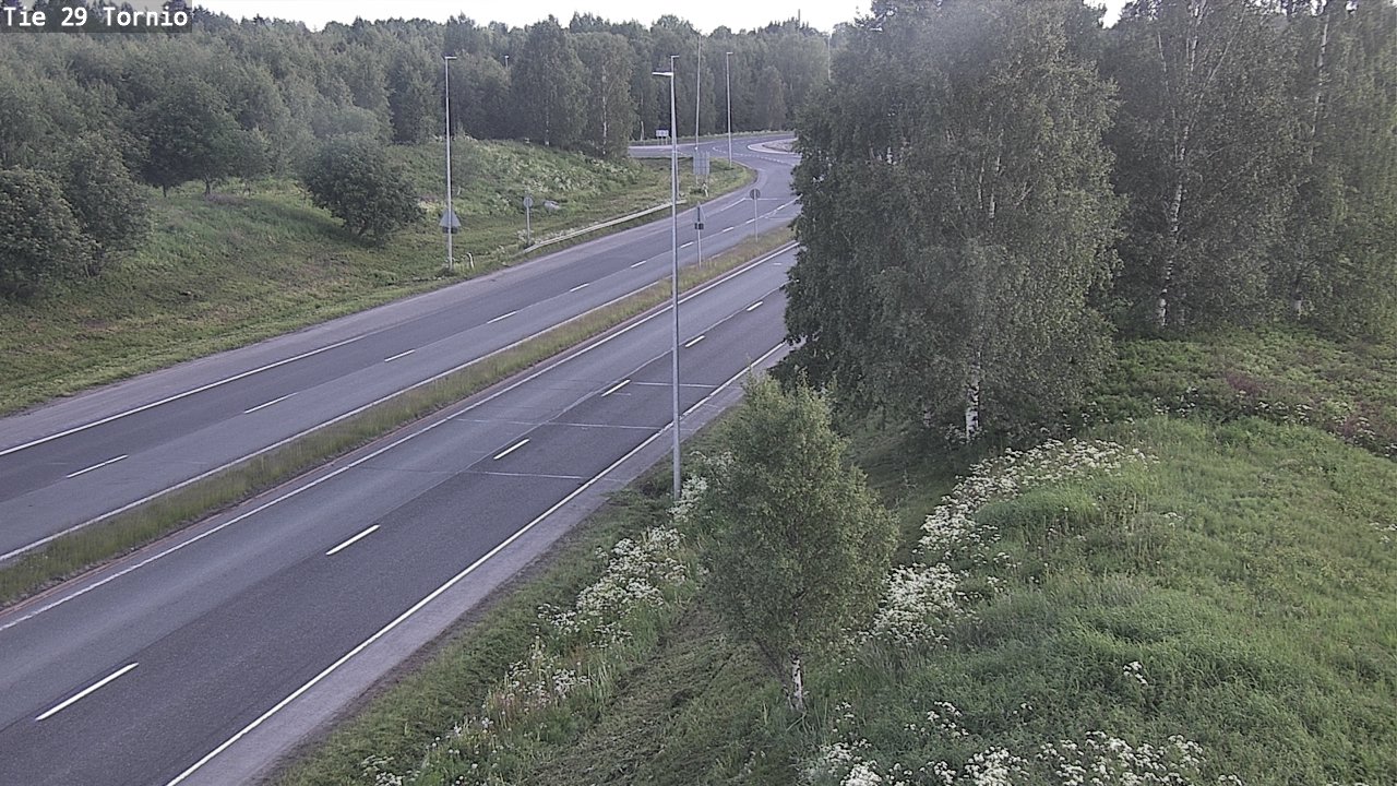 Weather Camera Image Väg 29 Torneå, Tornio, Lappi