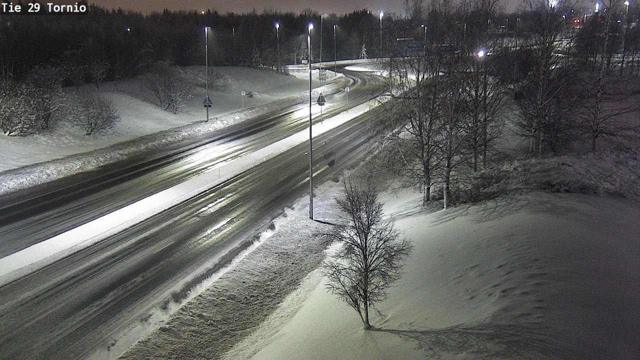 Weather Camera Image Väg 29 Torneå, Tornio, Lappi