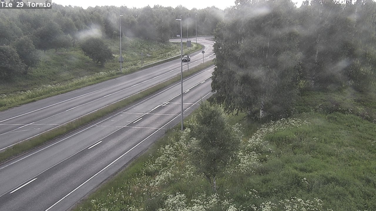 Weather Camera Image Väg 29 Torneå, Tornio, Lappi