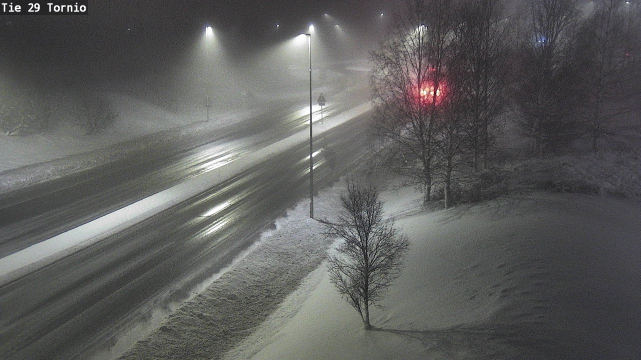 Weather Camera Image Väg 29 Torneå, Tornio, Lappi