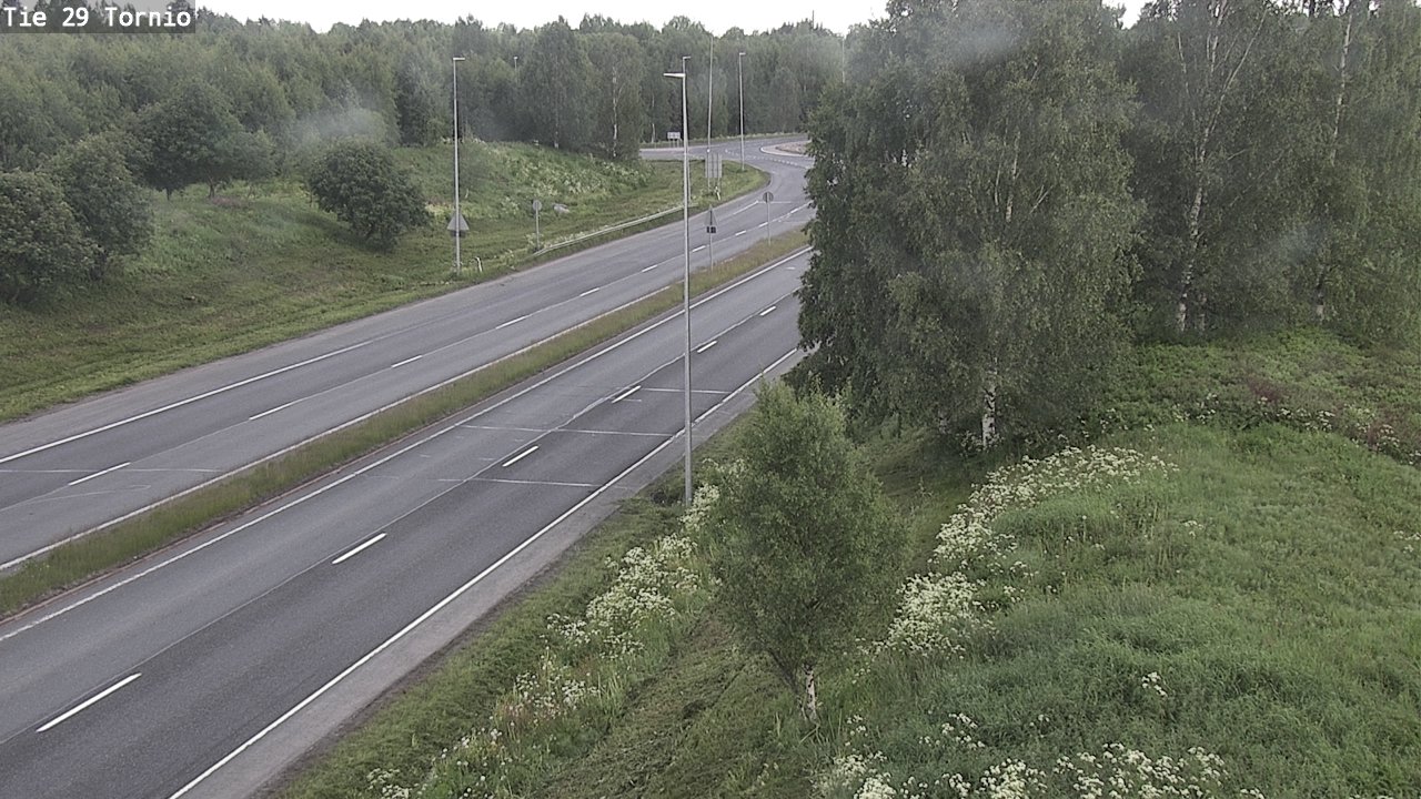 Weather Camera Image Väg 29 Torneå, Tornio, Lappi