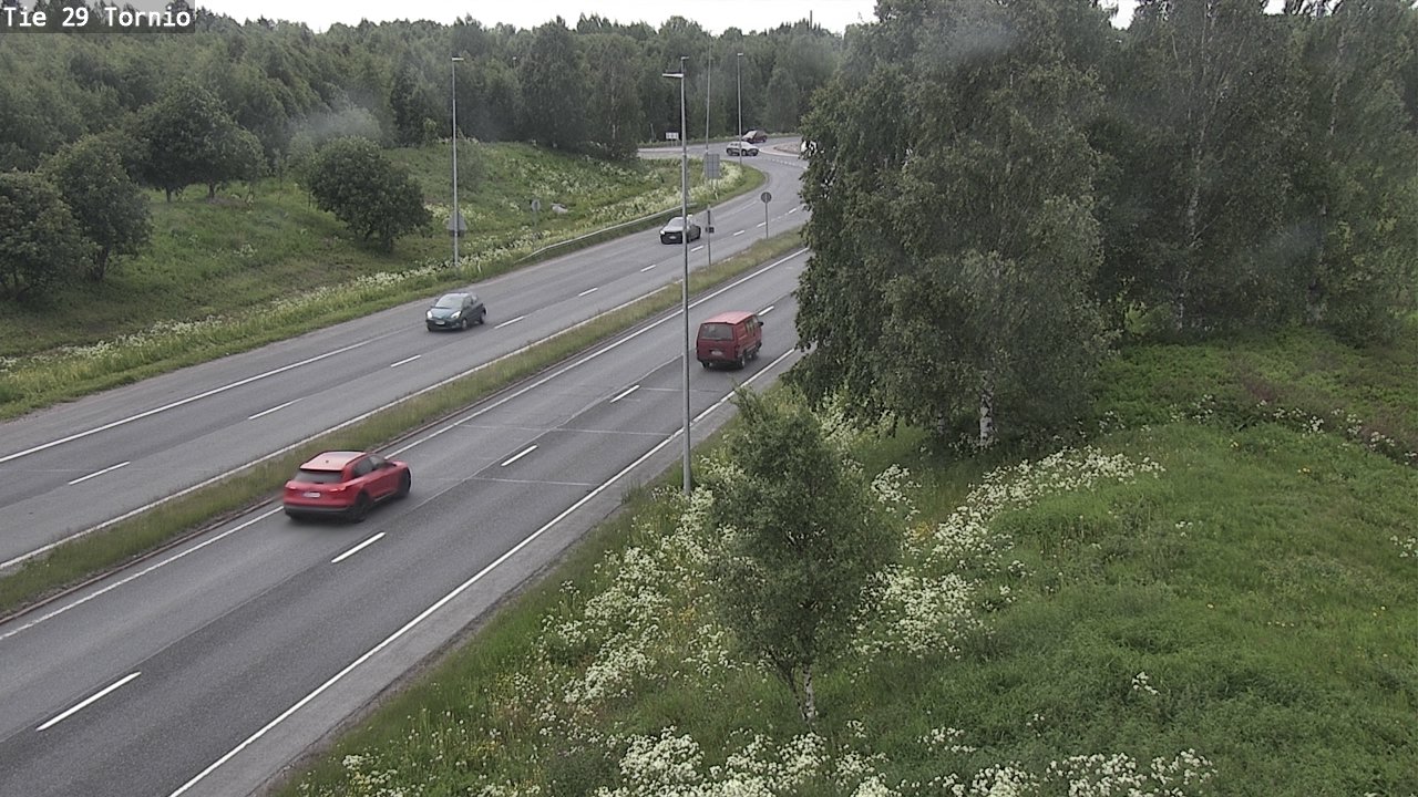 Weather Camera Image Väg 29 Torneå, Tornio, Lappi