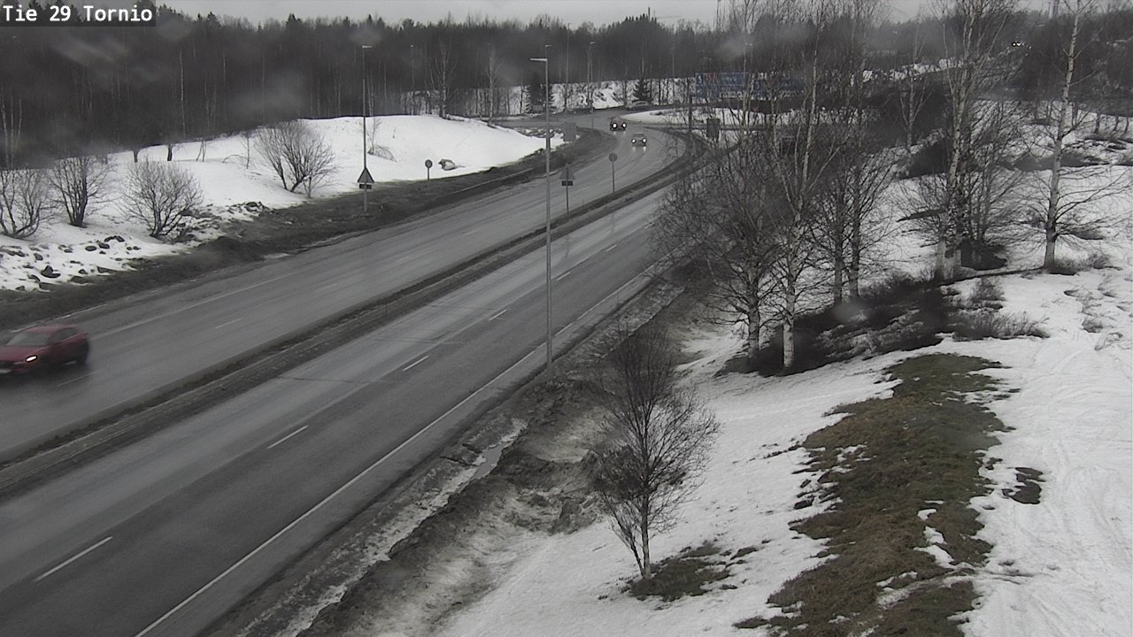 Weather Camera Image Väg 29 Torneå, Tornio, Lappi
