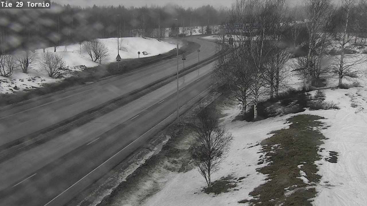 Weather Camera Image Väg 29 Torneå, Tornio, Lappi