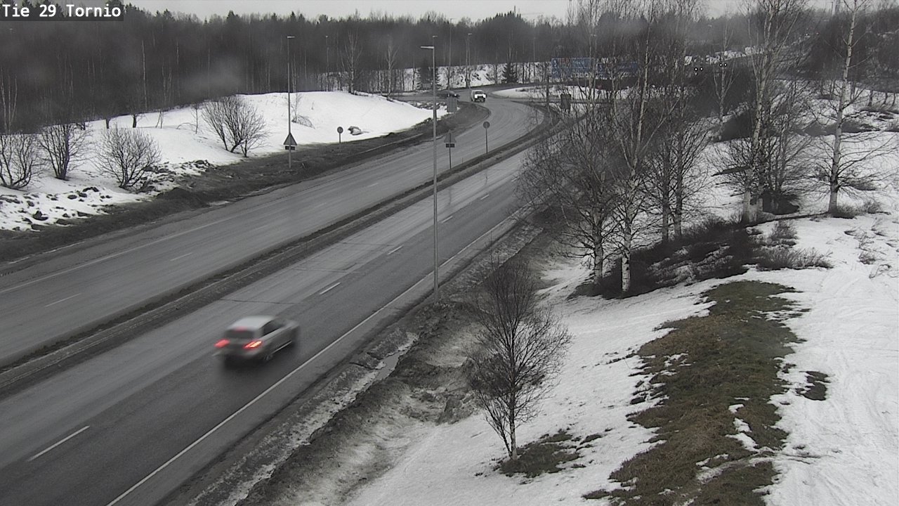 Weather Camera Image Väg 29 Torneå, Tornio, Lappi