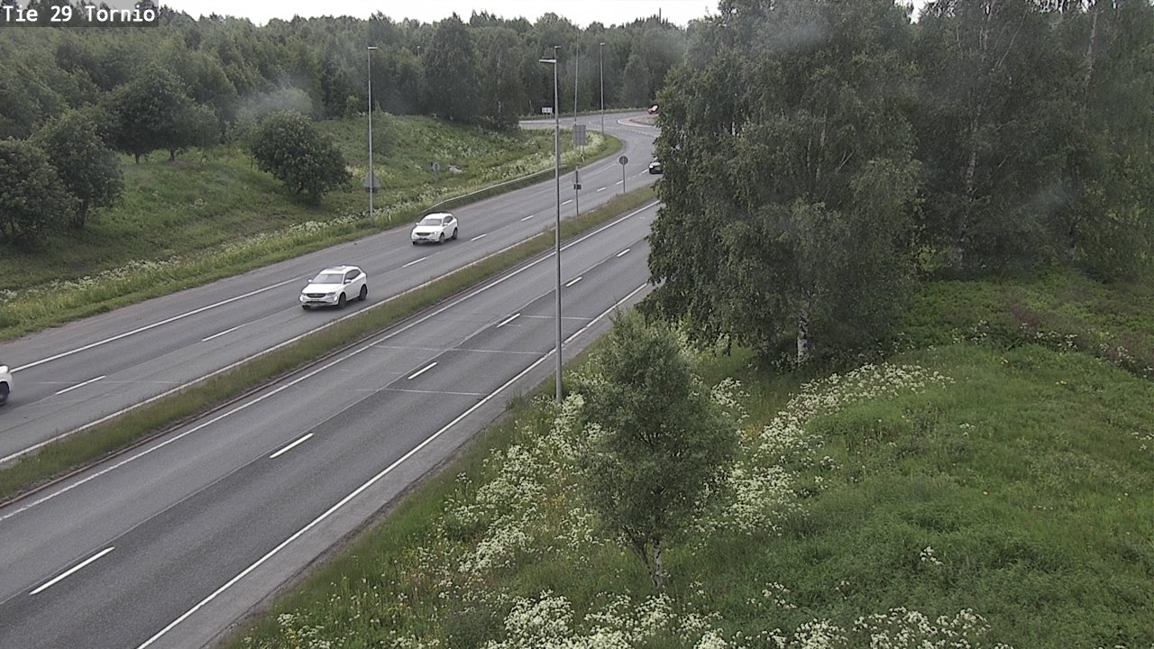 Weather Camera Image Väg 29 Torneå, Tornio, Lappi