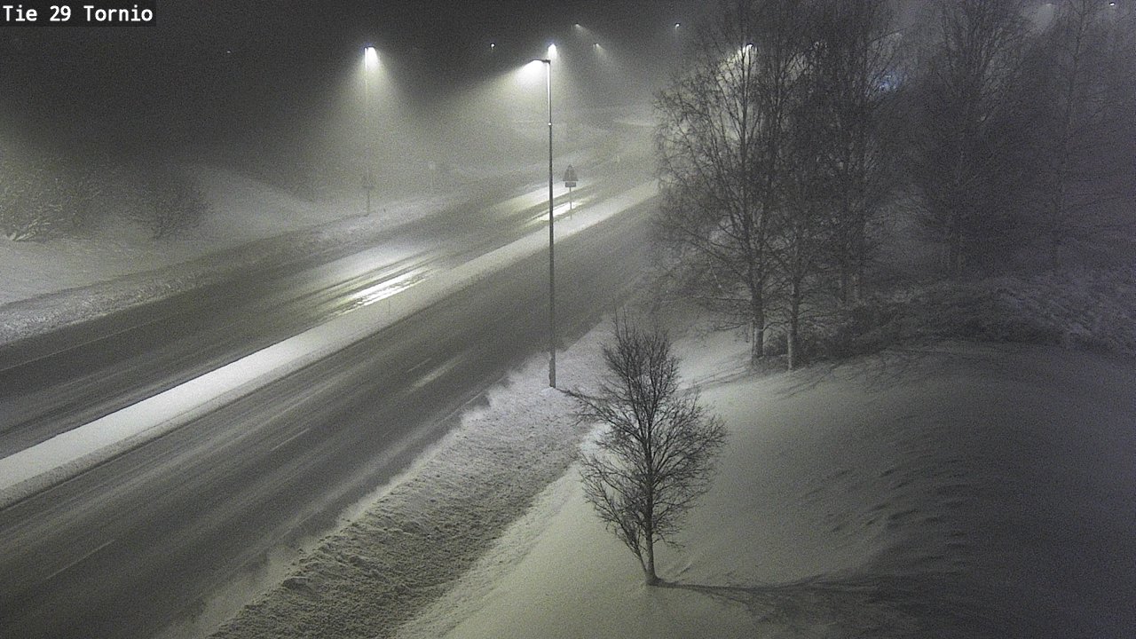 Weather Camera Image Väg 29 Torneå, Tornio, Lappi