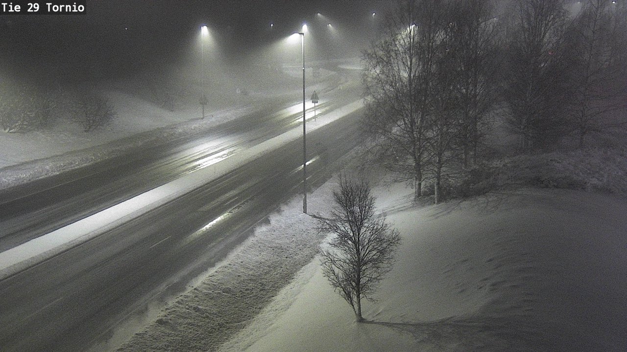 Weather Camera Image Väg 29 Torneå, Tornio, Lappi