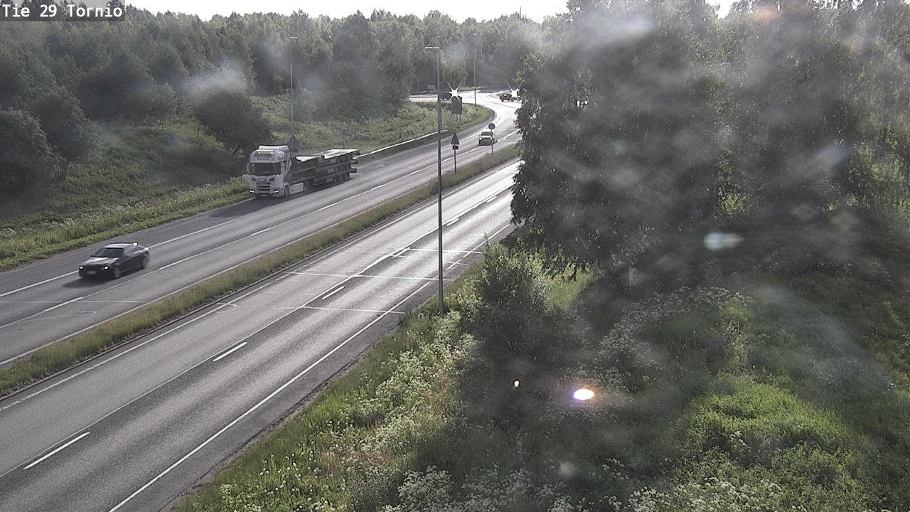 Weather Camera Image Väg 29 Torneå, Tornio, Lappi