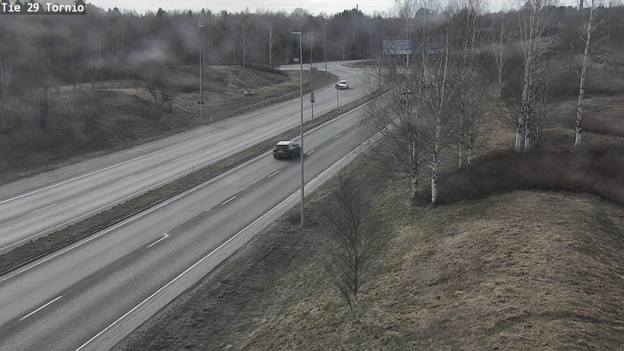 Weather Camera Image Väg 29 Torneå, Tornio, Lappi