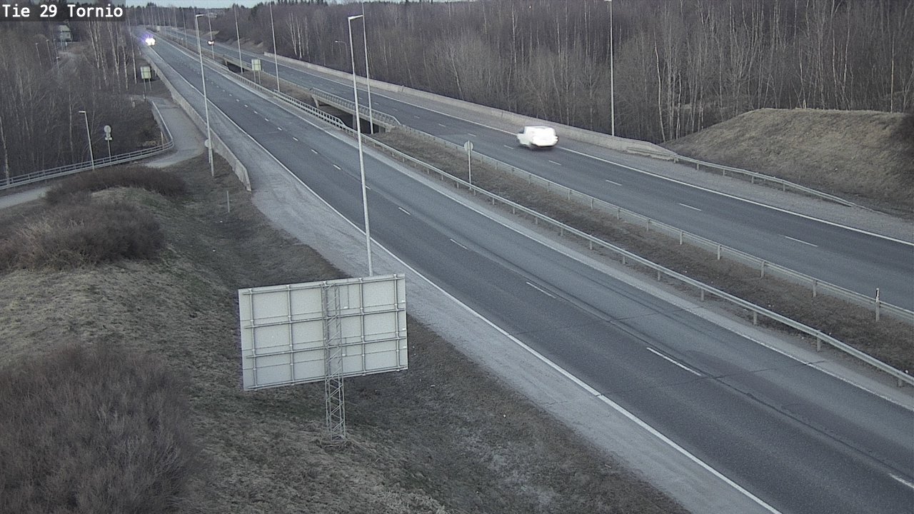 Weather Camera Image Väg 29 Torneå, Tornio, Lappi
