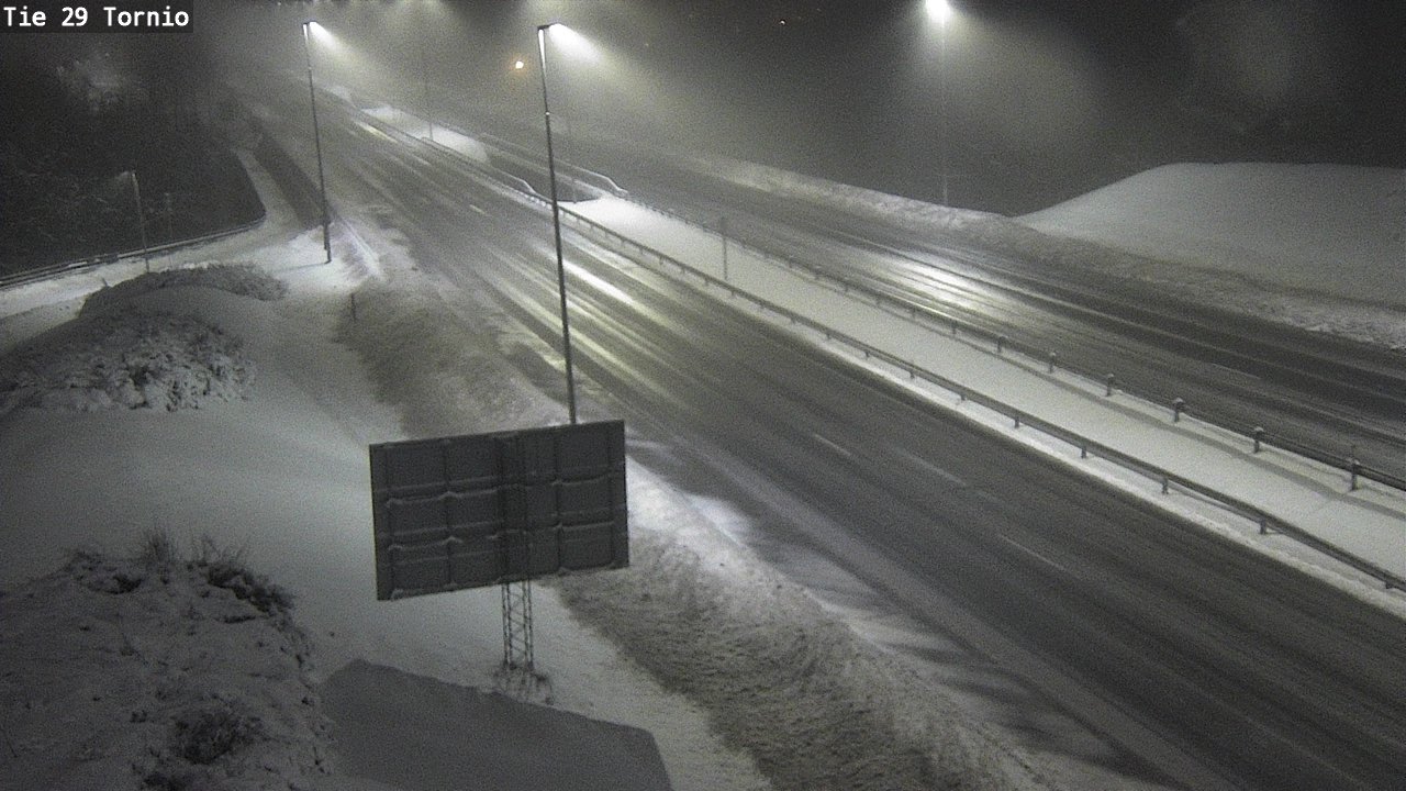 Weather Camera Image Väg 29 Torneå, Tornio, Lappi