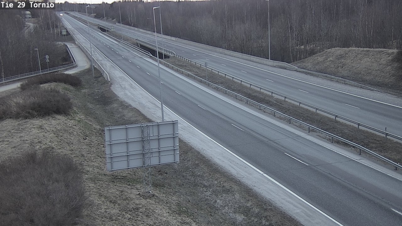 Weather Camera Image Road 29 Tornio, Tornio, Lappi