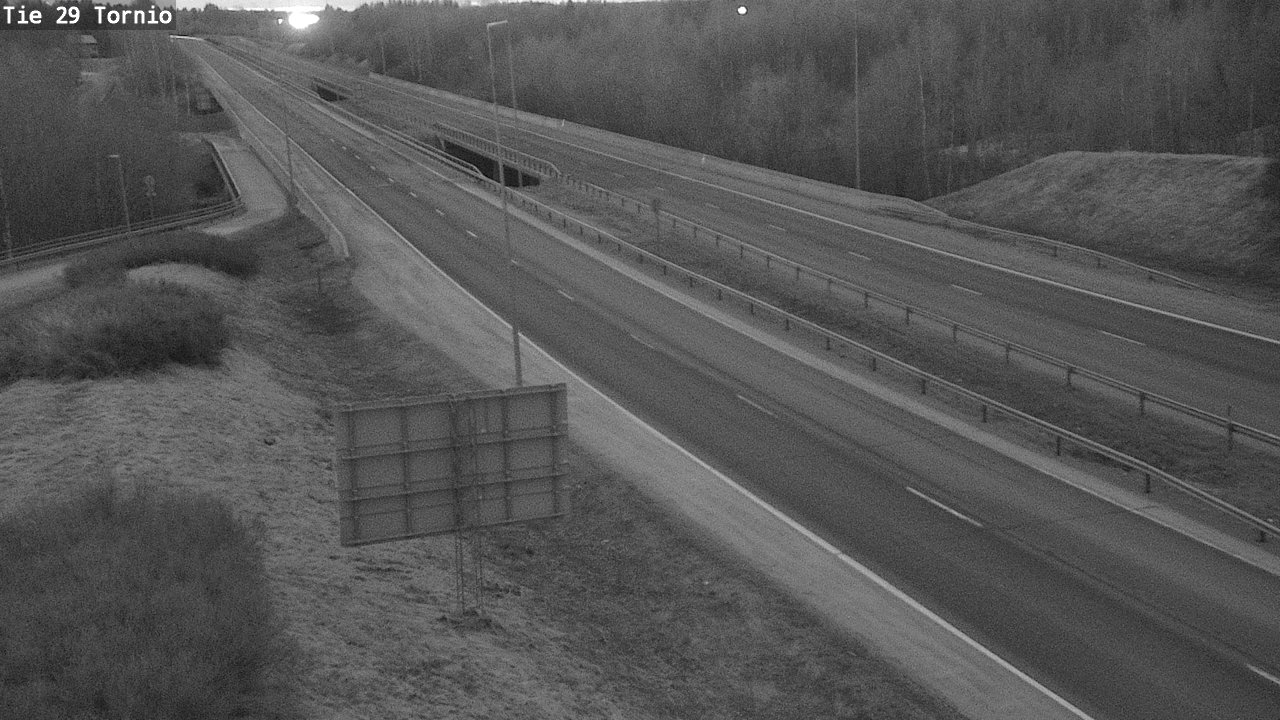 Weather Camera Image Road 29 Tornio, Tornio, Lappi