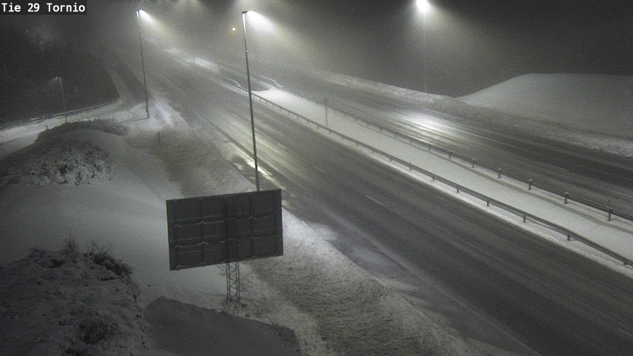 Weather Camera Image Väg 29 Torneå, Tornio, Lappi