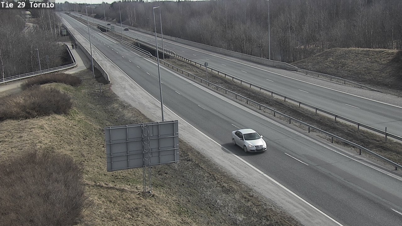 Weather Camera Image Väg 29 Torneå, Tornio, Lappi