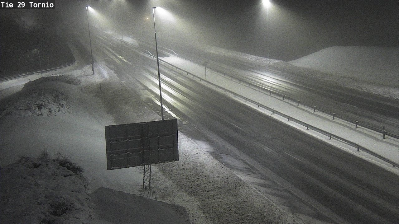 Weather Camera Image Väg 29 Torneå, Tornio, Lappi