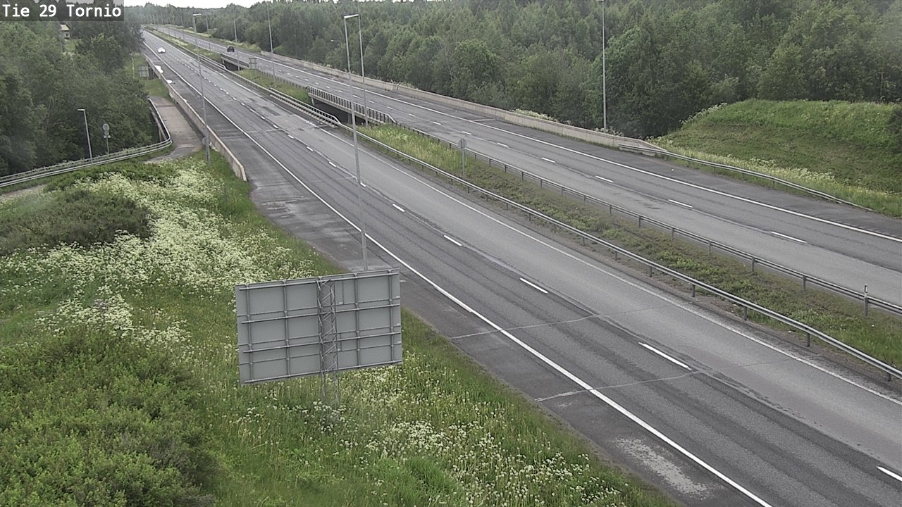 Weather Camera Image Road 29 Tornio, Tornio, Lappi