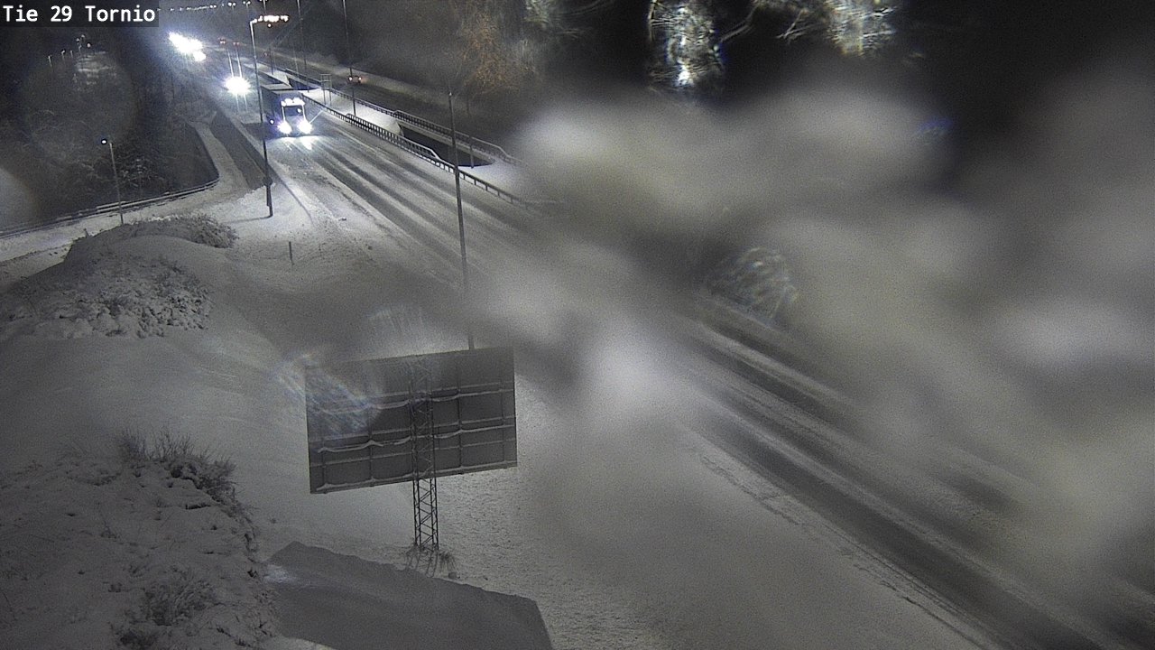 Weather Camera Image Väg 29 Torneå, Tornio, Lappi